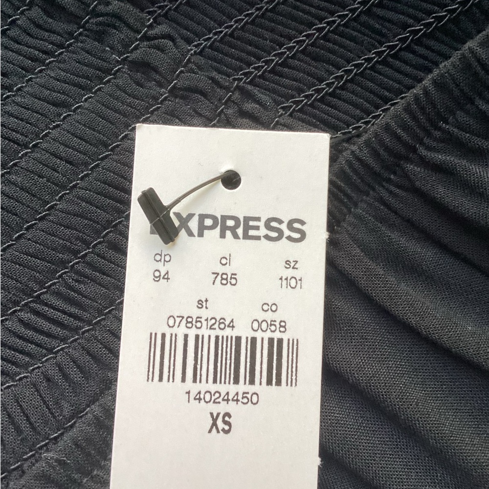 Express Black Strapless Jumpsuit with Sleek Silhouette (PRICEDROP) - Picture 6 of 6